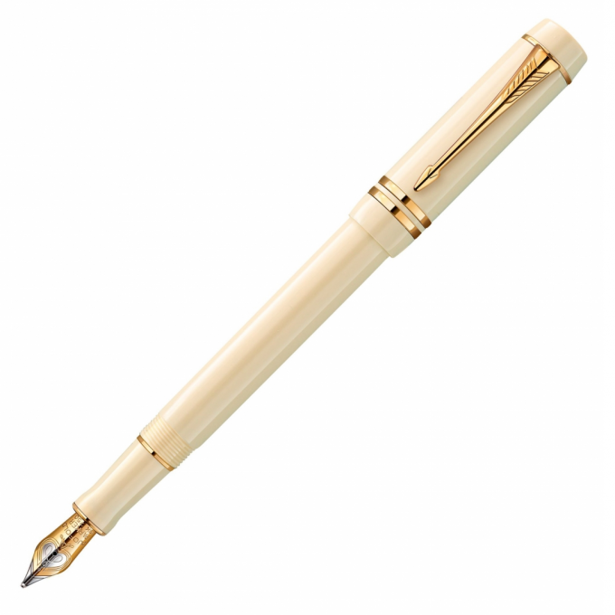 Перьевая ручка PARKER DUOFOLD 125 СЛОНОВАЯ КОСТЬ F 1907136 Перьевая ручка PARKER DUOFOLD 125 СЛОНОВАЯ КОСТЬ F 1907136