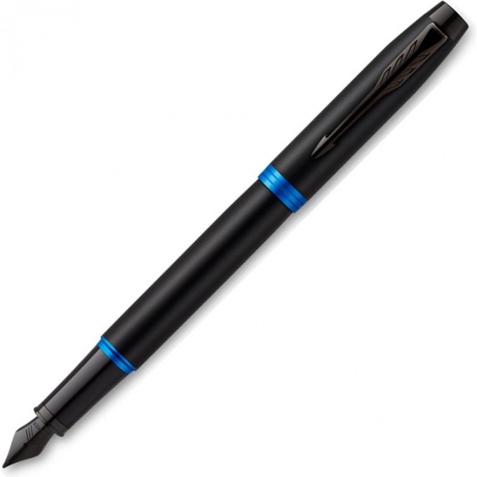 Перьевая ручка PARKER IM VIBRANT RINGS MARINE BLUE BT F 2172858 Перьевая ручка PARKER IM VIBRANT RINGS MARINE BLUE BT F 2172858