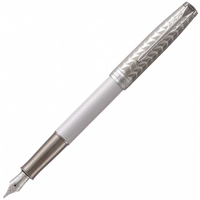 Перьевая ручка PARKER SONNET METAL & PEARL LACQUER PT F 1931547 Перьевая ручка PARKER SONNET METAL & PEARL LACQUER PT F 1931547