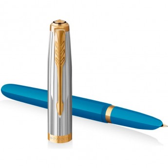 Ручка перьевая PARKER 51 PREMIUM CW2169078 TURQUOISE GT F
