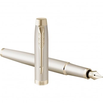 Ручка перьевая PARKER IM MONOCHROME F328 2172954 CHAMPAGNE PVD M