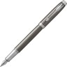 Ручка перьевая PARKER IM PREMIUM DARK ESPRESSO CHISELLED CT, F 1931681
