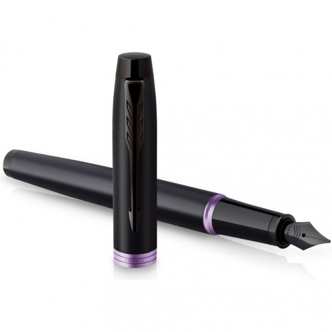 Ручка перьевая PARKER IM VIBRANT RINGS F315 AMETHYST PURPLE PVD M CW2172949 Ручка перьевая PARKER IM VIBRANT RINGS F315 AMETHYST PURPLE PVD M CW2172949