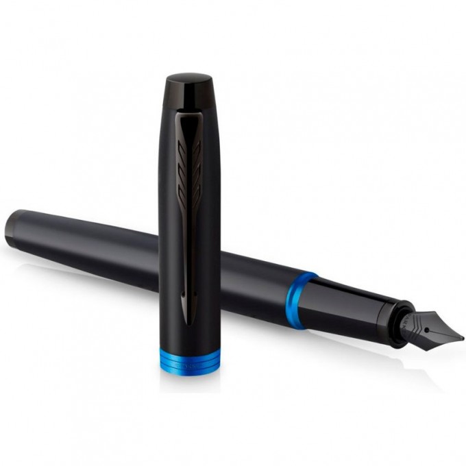 Ручка перьевая PARKER IM VIBRANT RINGS F315 MARINE BLUE PVD M CW2172859 Ручка перьевая PARKER IM VIBRANT RINGS F315 MARINE BLUE PVD M CW2172859