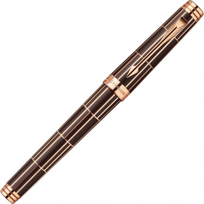 Ручка перьевая PARKER PREMIER LUXURY BROWN, F 1876376 Ручка перьевая PARKER PREMIER LUXURY BROWN, F 1876376