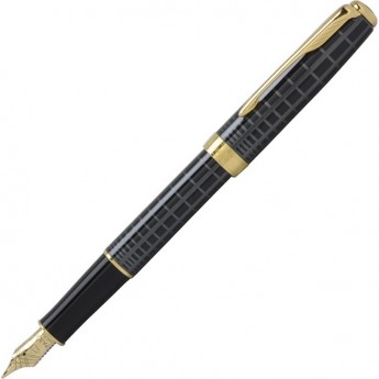 Ручка перьевая PARKER SONNET DARK GREY LAQUER GT F 18K