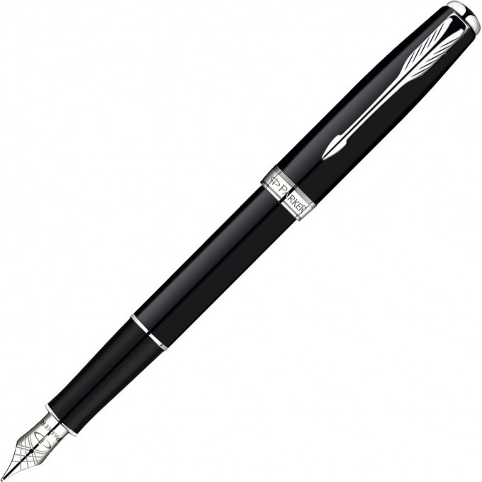 Ручка перьевая PARKER SONNET LAQUE BLACK СT, F S0833880 Ручка перьевая PARKER SONNET LAQUE BLACK СT, F S0833880