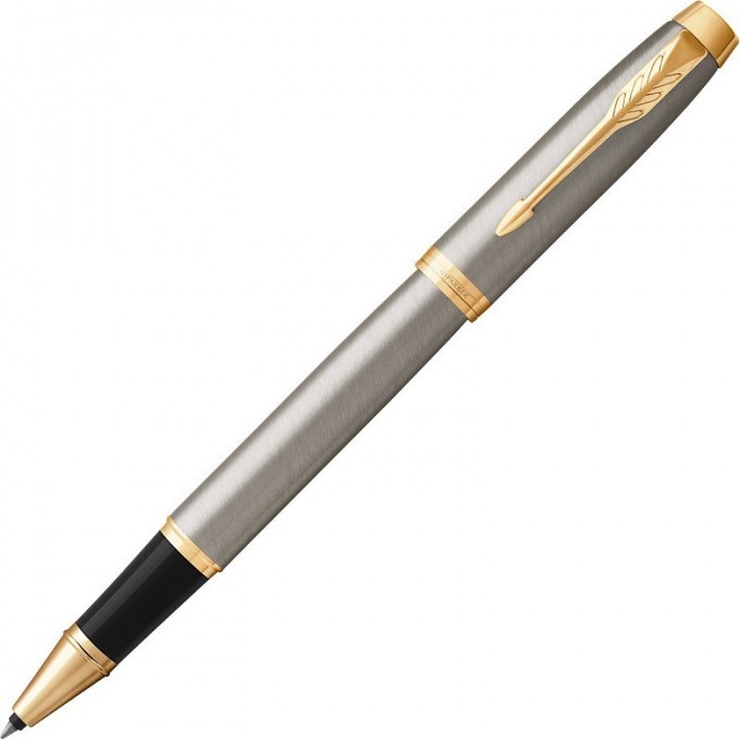 Ручка-роллер PARKER IM BRUSHET METAL GT, F CW1931663 Ручка-роллер PARKER IM BRUSHET METAL GT, F CW1931663