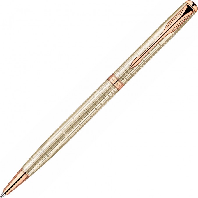 Шариковая ручка PARKER SONNET SLIM FEMININE SILVER PGT, M 1859495 Шариковая ручка PARKER SONNET SLIM FEMININE SILVER PGT, M 1859495